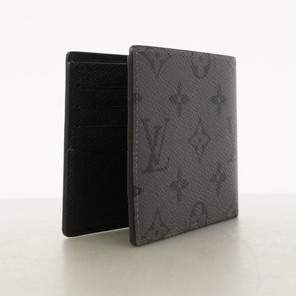 Louis Vuitton Wallet Monogram Eclipse Reverse Portefeuille Calf Black Gray — view 2