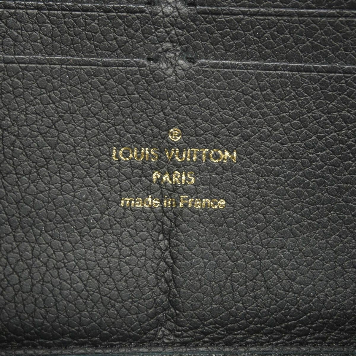Louis Vuitton Wallet Monogram Empreinte Portefeuille Clemence Noir — view 4
