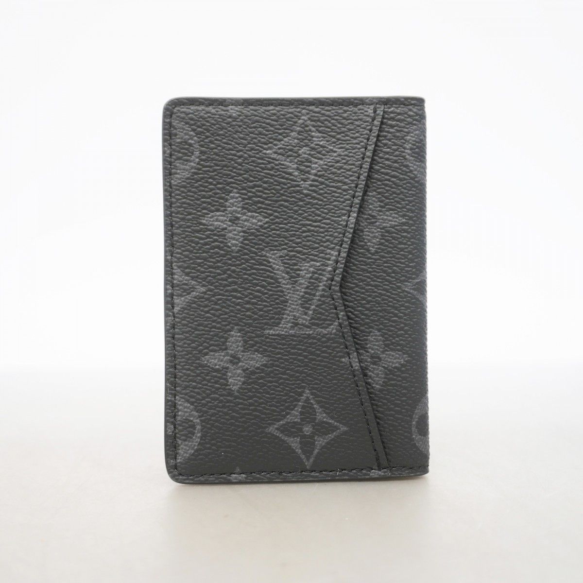 Louis Vuitton Card Case Monogram Eclipse Organizer de Poche Black — view 6
