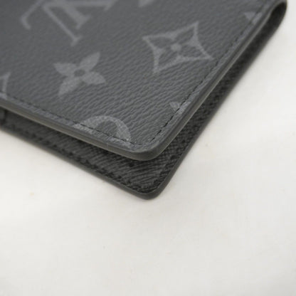 Louis Vuitton Card Case Monogram Eclipse Organizer de Poche Black — view 5