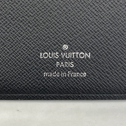 Louis Vuitton Wallet Monogram Eclipse Portefeuille Brazza Black — view 4