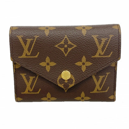 Louis Vuitton Trifold Wallet Monogram Portefeuille Victorine Brown