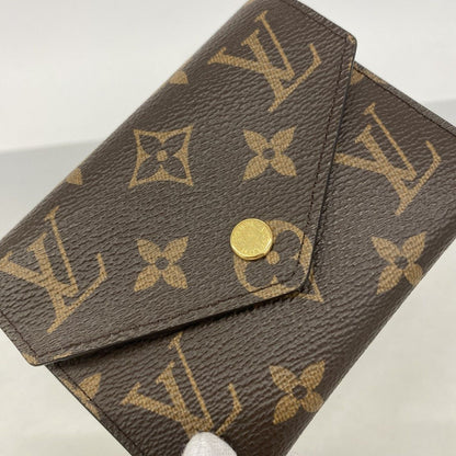 Louis Vuitton Trifold Wallet Monogram Portefeuille Victorine Brown — view 7