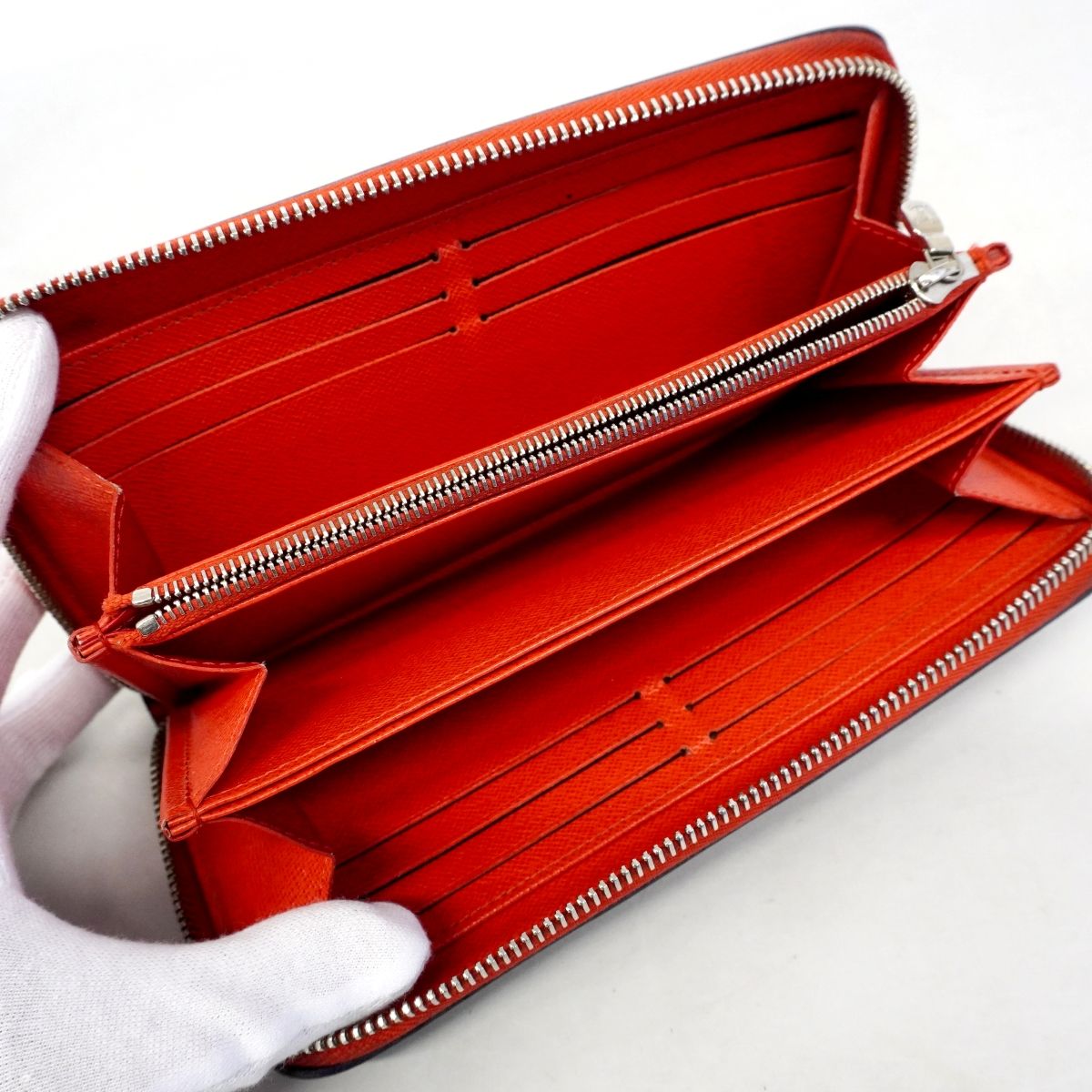 Louis Vuitton Wallet Epi Zippy Andigo Blue — view 4
