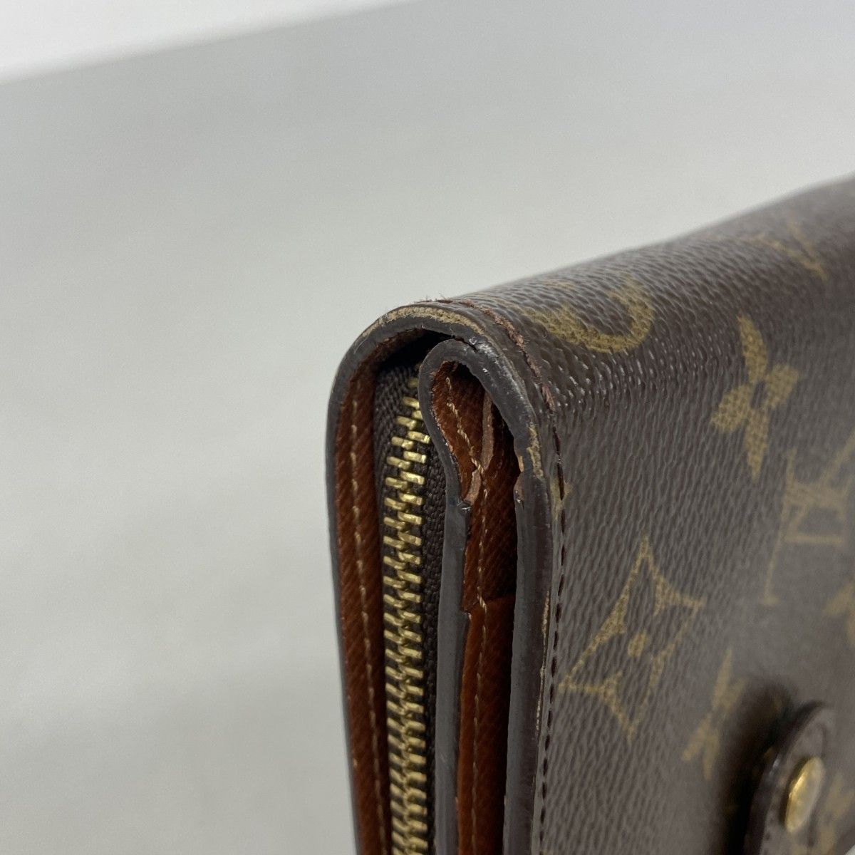 Louis Vuitton Wallet Monogram Compact Zip Brown — view 5