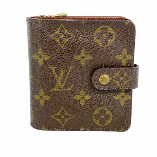Louis Vuitton Wallet Monogram Compact Zip Brown