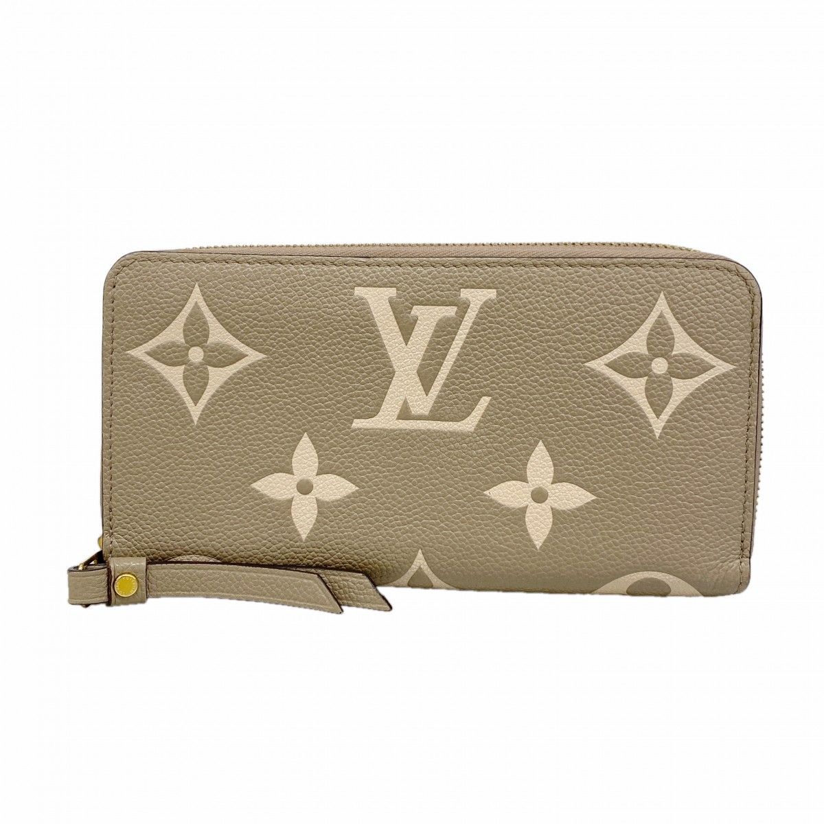 Louis Vuitton Wallet Monogram Empreinte Zippy Tourtelle Cream