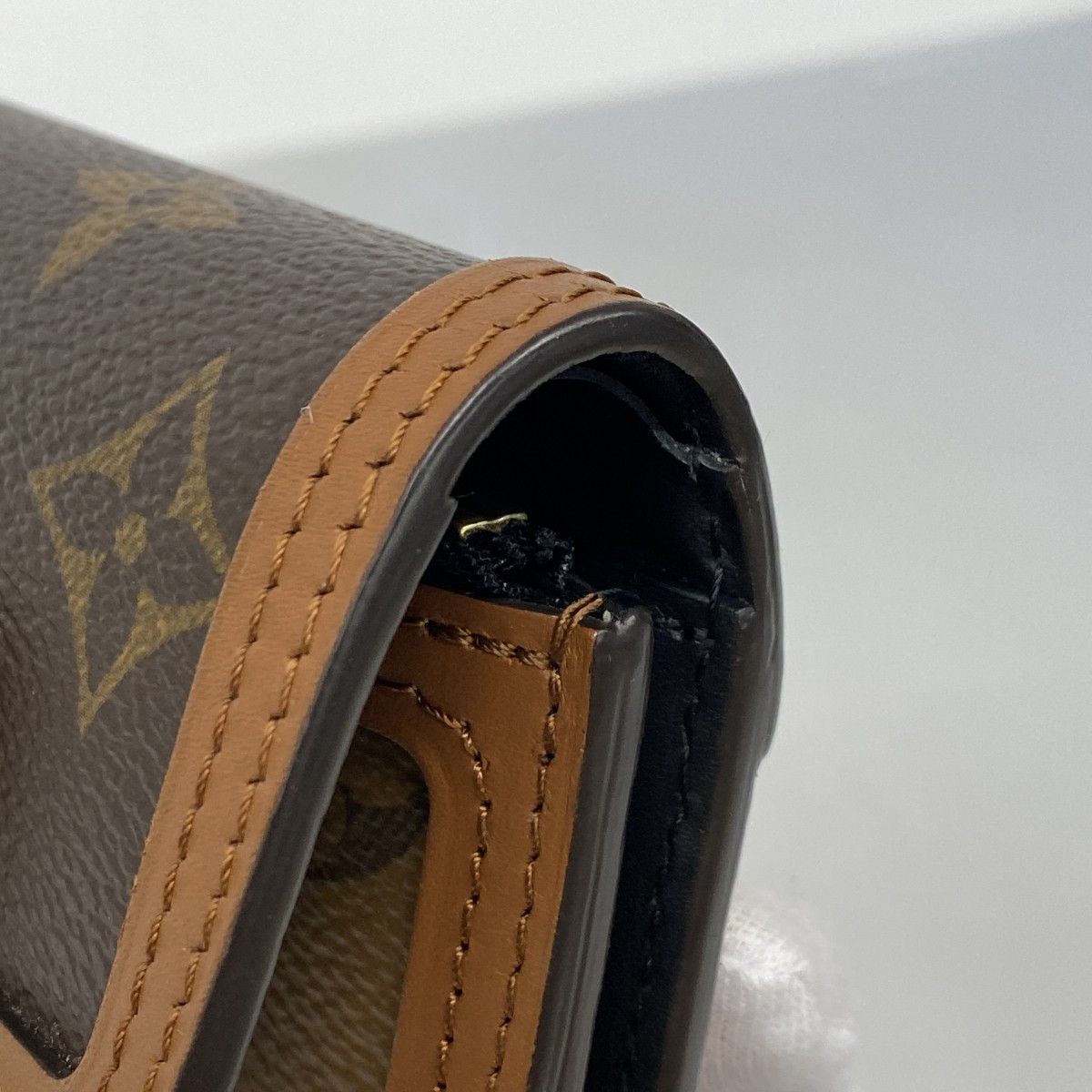 Louis Vuitton Trifold Wallet Monogram Reverse Portefeuille Dauphine Compact — view 6