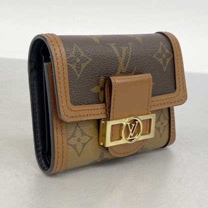 Louis Vuitton Trifold Wallet Monogram Reverse Portefeuille Dauphine Compact — view 2
