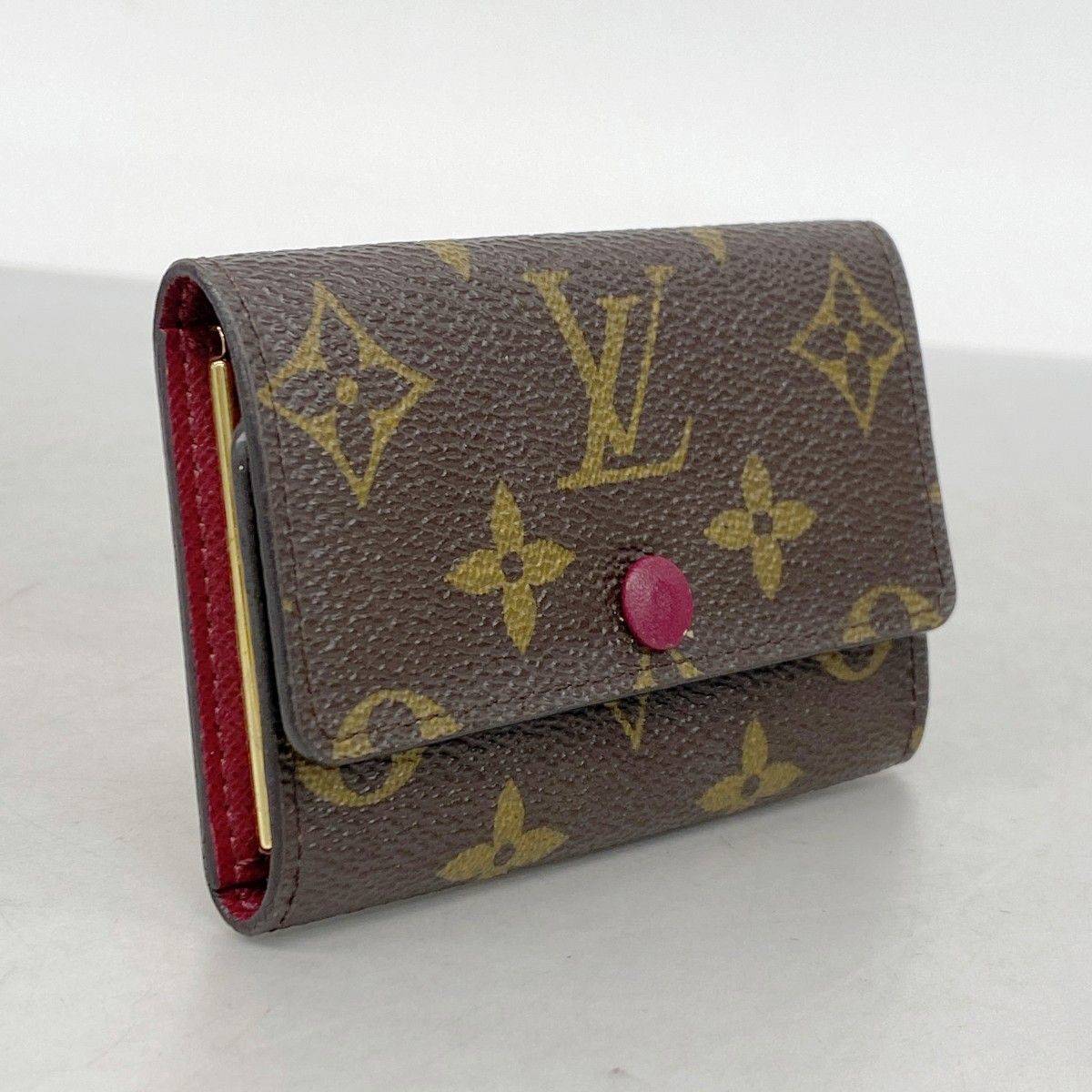 Louis Vuitton Key Case Monogram Multicles 6 Fuchsia Key Holder — view 2