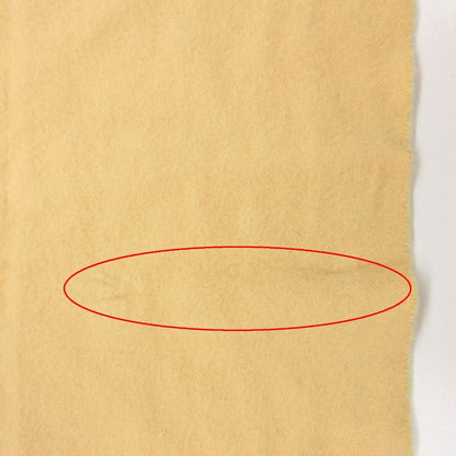 Hermes Scarf Logo Embroidery Fringe Yellow — view 7