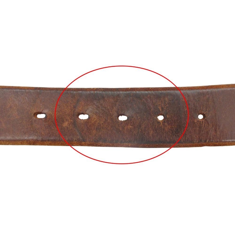 Dolce & Gabbana Belt Buckle Leather Logo Brown — view 5