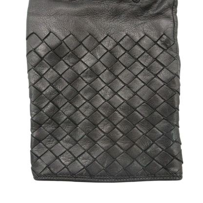 Bottega Veneta Gloves Leather Cha Black — view 3
