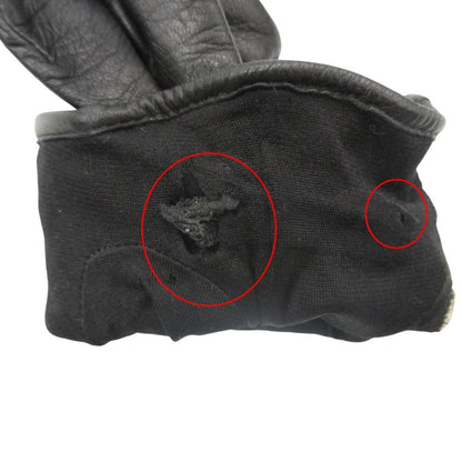 Bottega Veneta Gloves Leather Cha Black — view 9