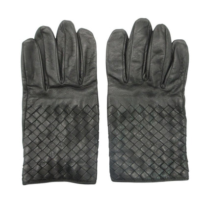 Bottega Veneta Gloves Leather Cha Black