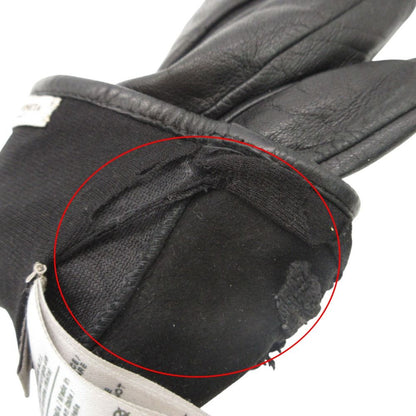 Bottega Veneta Gloves Leather Cha Black — view 7