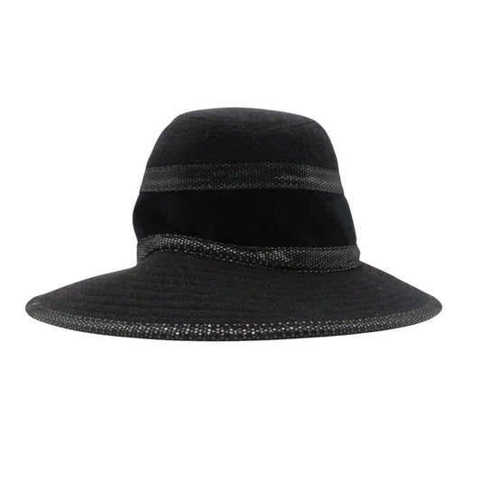 Hermes Hat Leather Trimming Bakeha Buckethat Hat Black