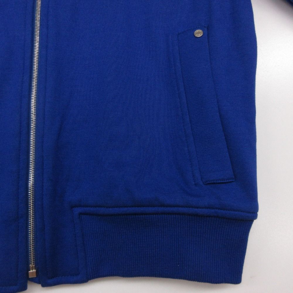 Hermes Jacket Bomber Shaw-g Length Logo Lining Zip Outer Blue — view 7