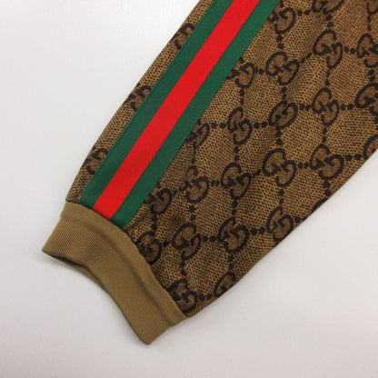 Gucci GG Print Trackjacket Outer Zip Brown SS Jacket — view 8