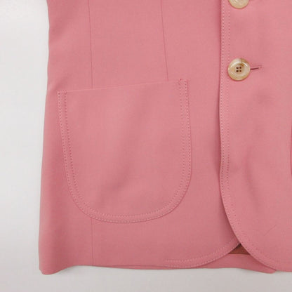 Gucci Tailored Jacket Outer Center Vent Fully Lined Pink — view 5