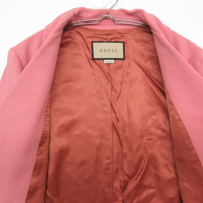 Gucci Tailored Jacket Outer Center Vent Fully Lined Pink — view 7