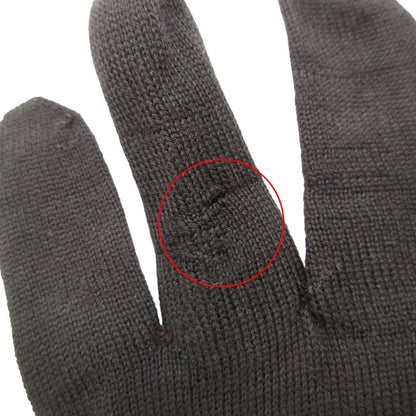 Louis Vuitton Gloves Petit Damier Graphite Logo Black — view 7