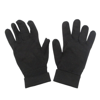 Louis Vuitton Gloves Petit Damier Graphite Logo Black — view 2