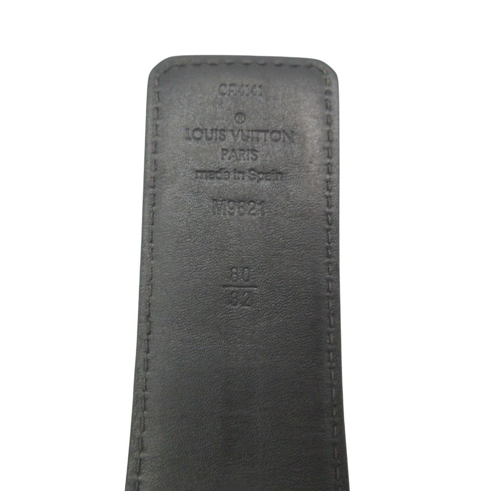 Louis Vuitton Belt Riba Sible LV Buckle Monogram Ceinture LV 80 32 Brown — view 4