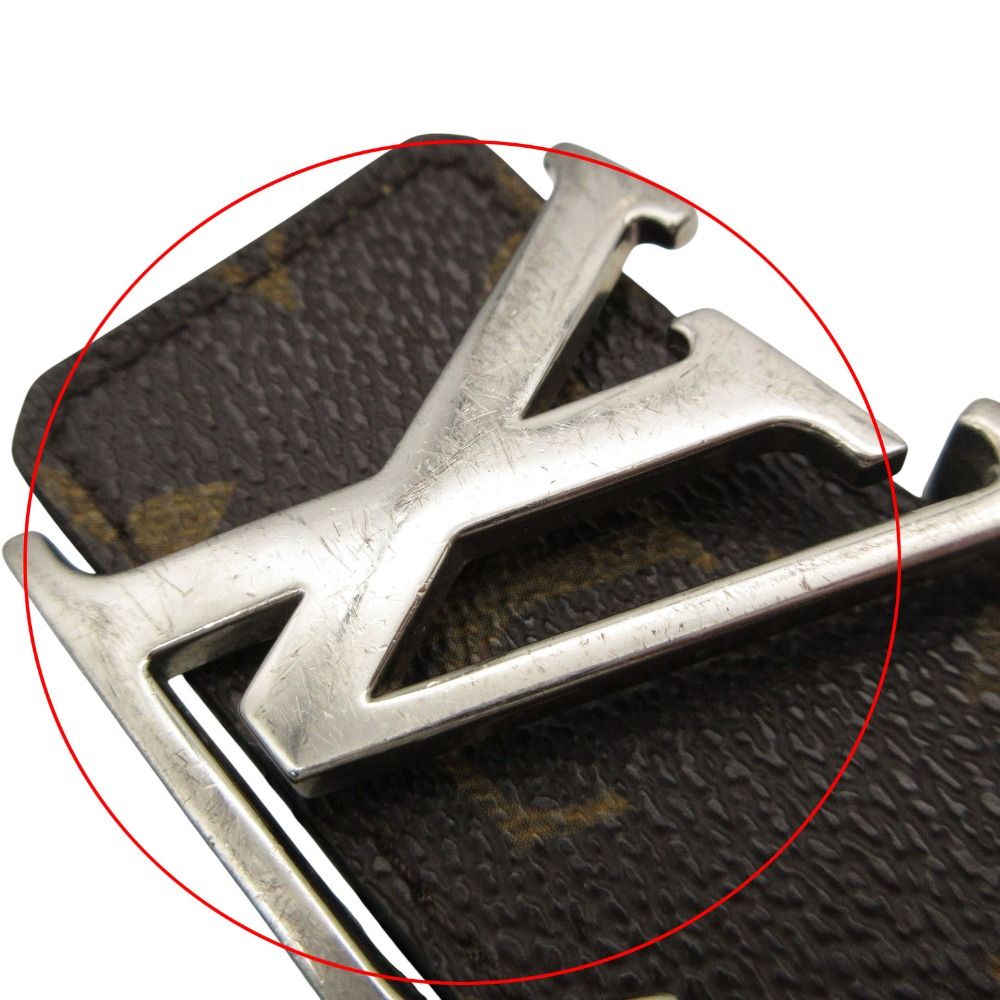 Louis Vuitton Belt Riba Sible LV Buckle Monogram Ceinture LV 80 32 Brown — view 8