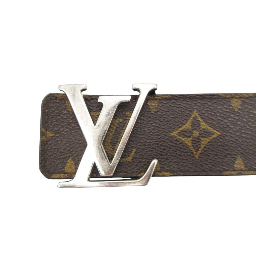 Louis Vuitton Belt Riba Sible LV Buckle Monogram Ceinture LV 80 32 Brown — view 2