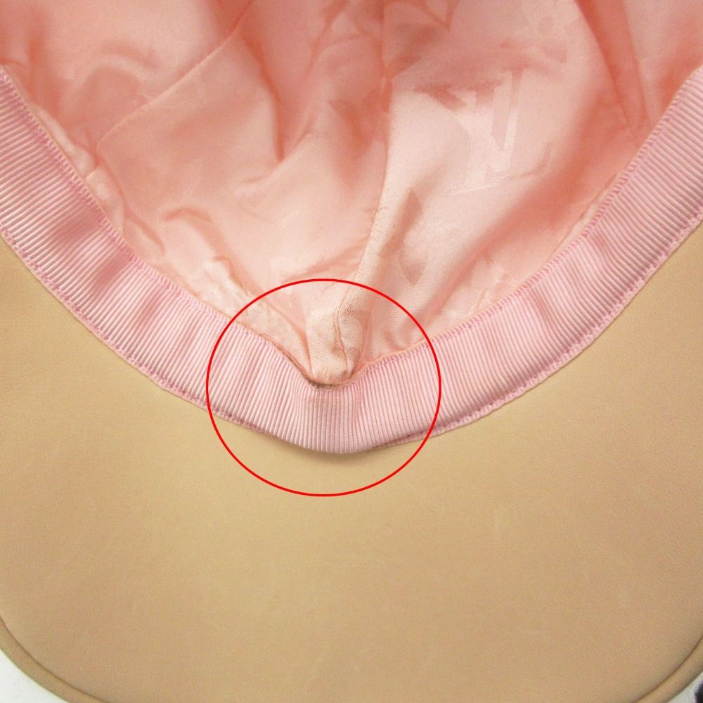 Louis Vuitton Cap Be My Cap Monogram Jacquard Denim Pink — view 8