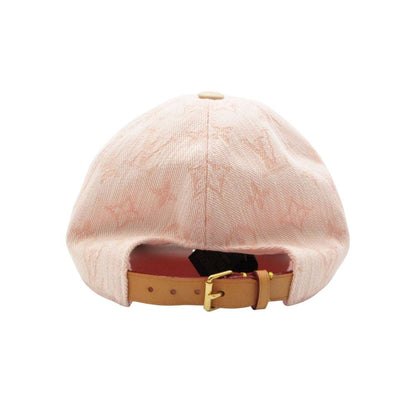 Louis Vuitton Cap Be My Cap Monogram Jacquard Denim Pink — view 2