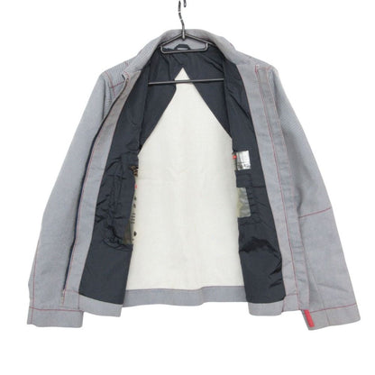 Prada Sports Jacket Archive Stitch Zip Gray — view 3