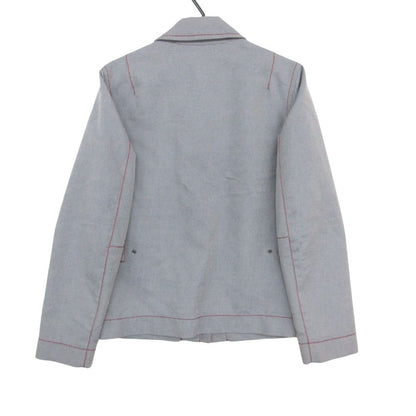 Prada Sports Jacket Archive Stitch Zip Gray — view 2