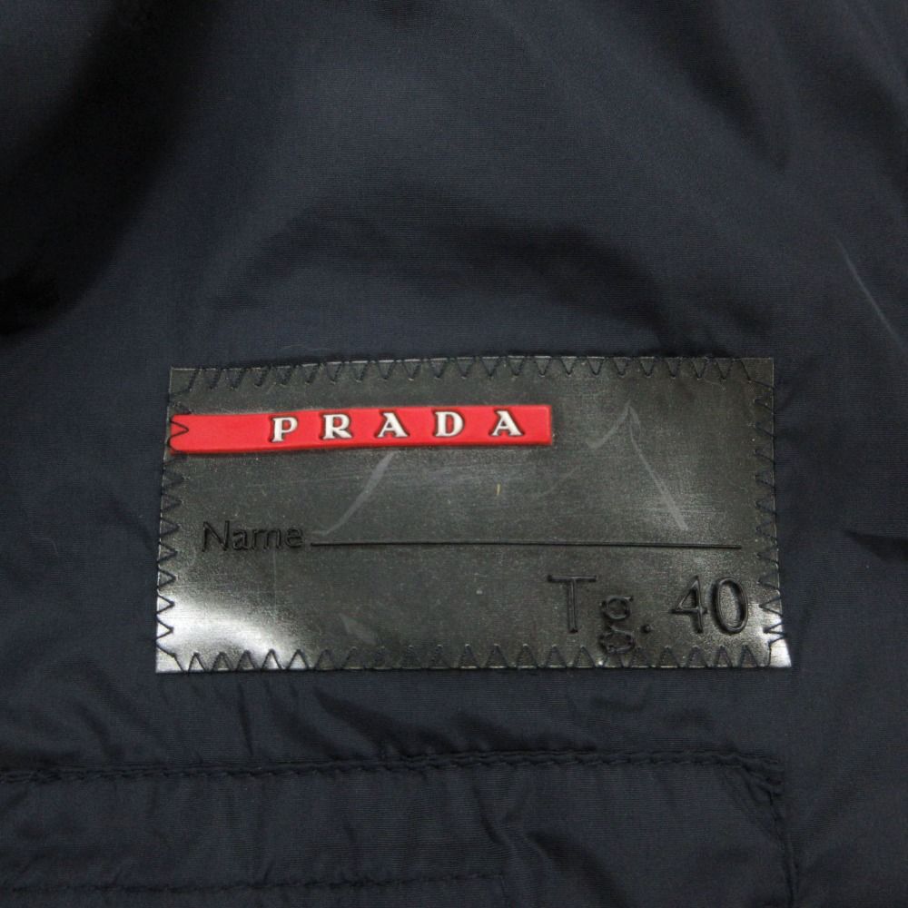 Prada Sports Jacket Archive Stitch Zip Gray — view 6