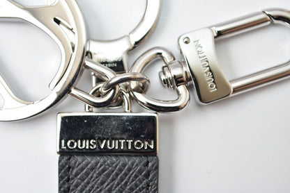 Louis Vuitton Key Holder Key Ring Porte Cles LV Club Taiga Ardoise Black — view 2