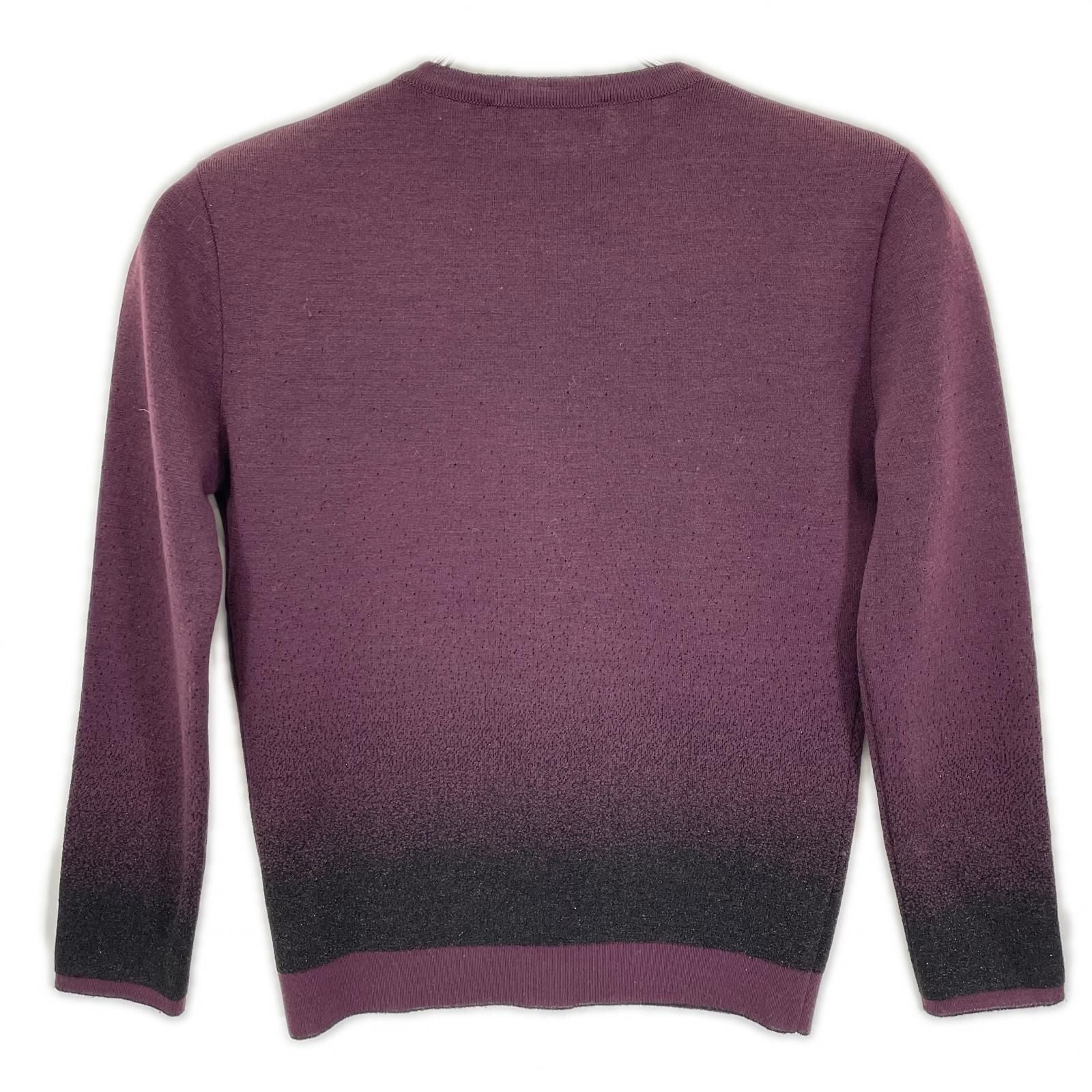 Dior Bordeaux Wool Cardigan 36 — view 2