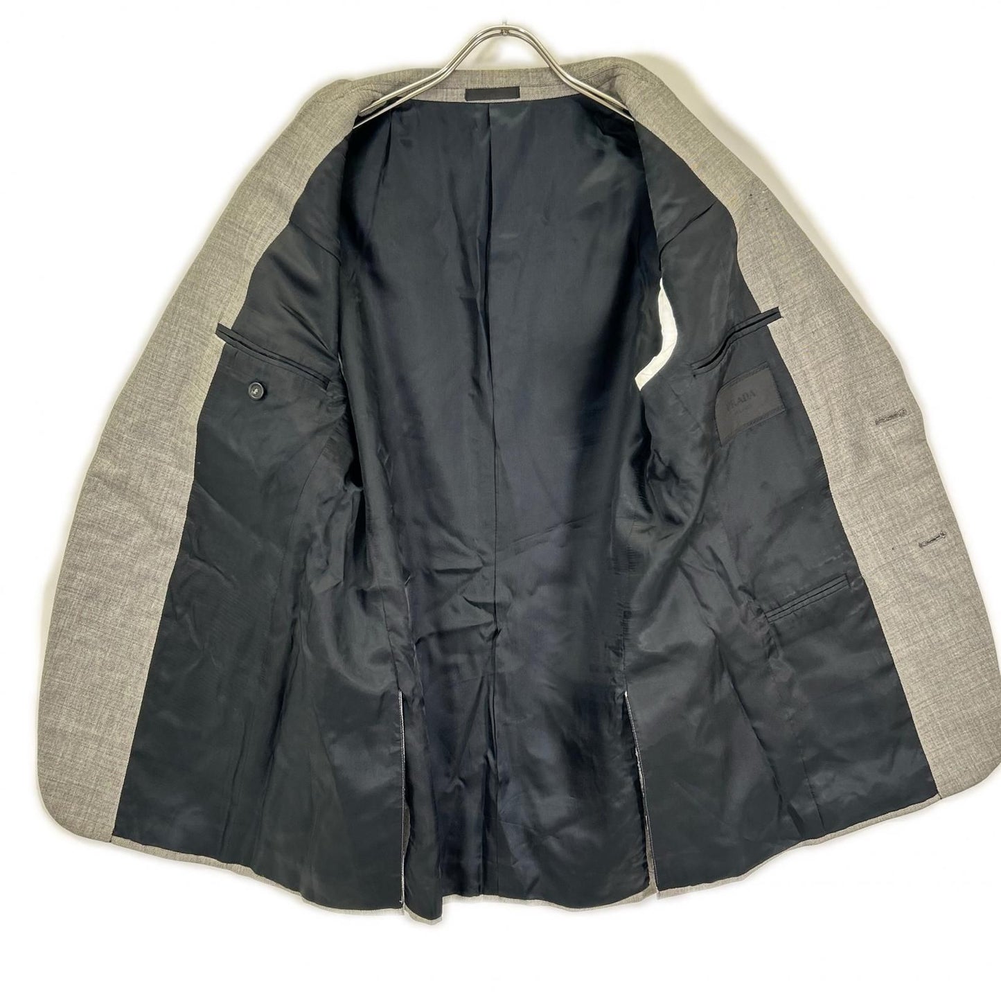 Prada Gray Wool Jacket — view 3