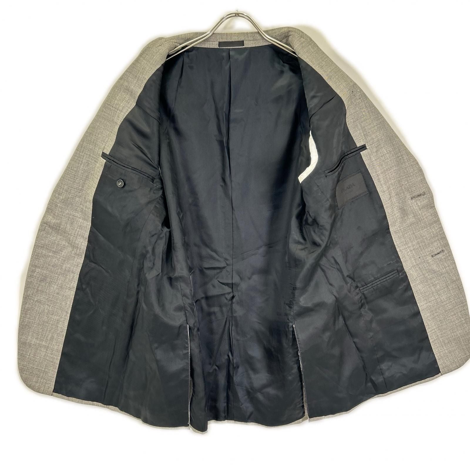 Prada Gray Wool Jacket — view 3