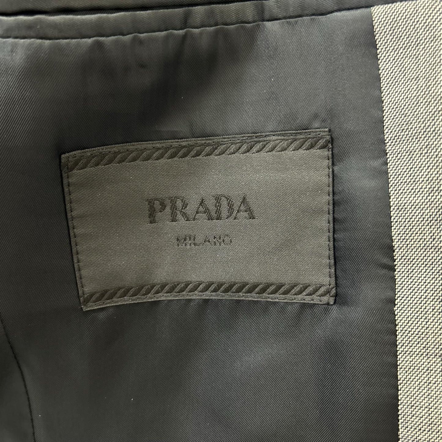 Prada Gray Wool Jacket — view 4