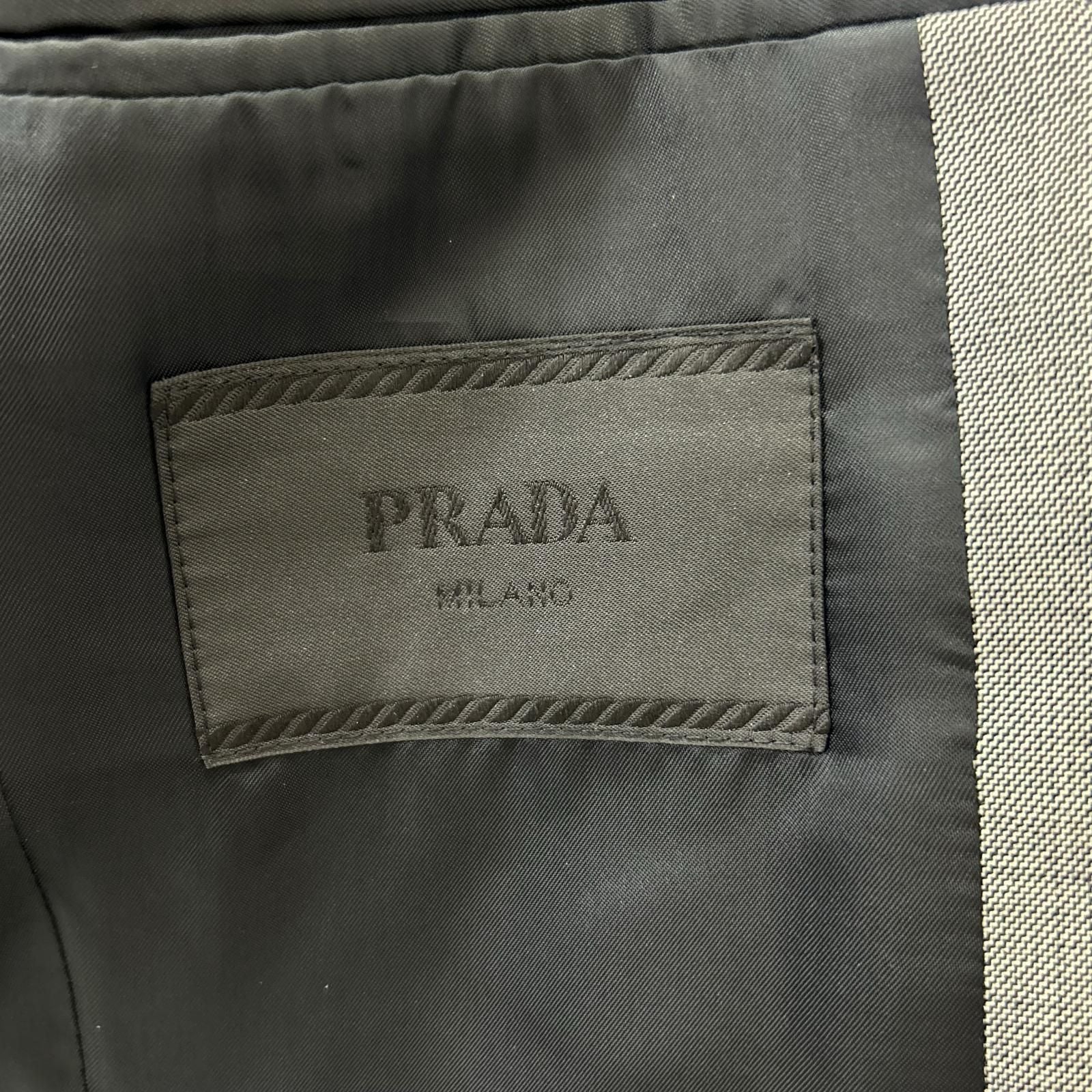 Prada Gray Wool Jacket — view 4