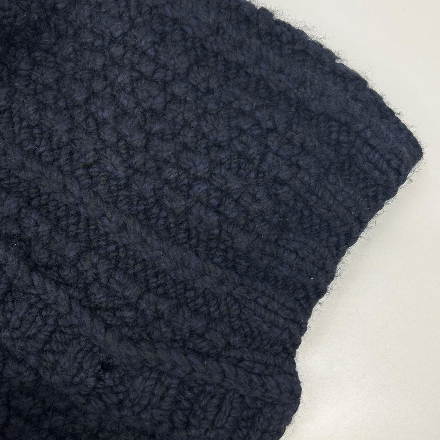 Gucci Navy Cable Knit Short Coat — view 9