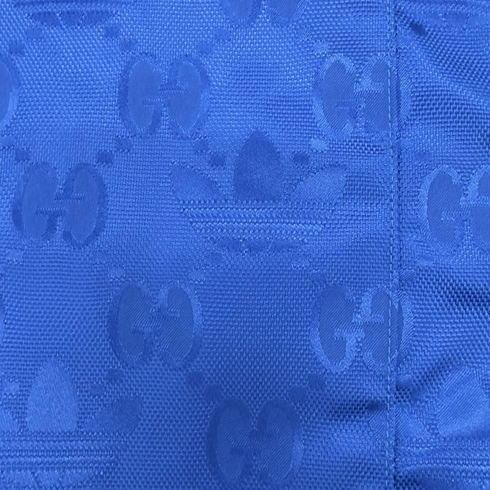 Gucci Adidas GG Pattern Trefoil Side Line Nylon Jacket Blue 38 — view 8