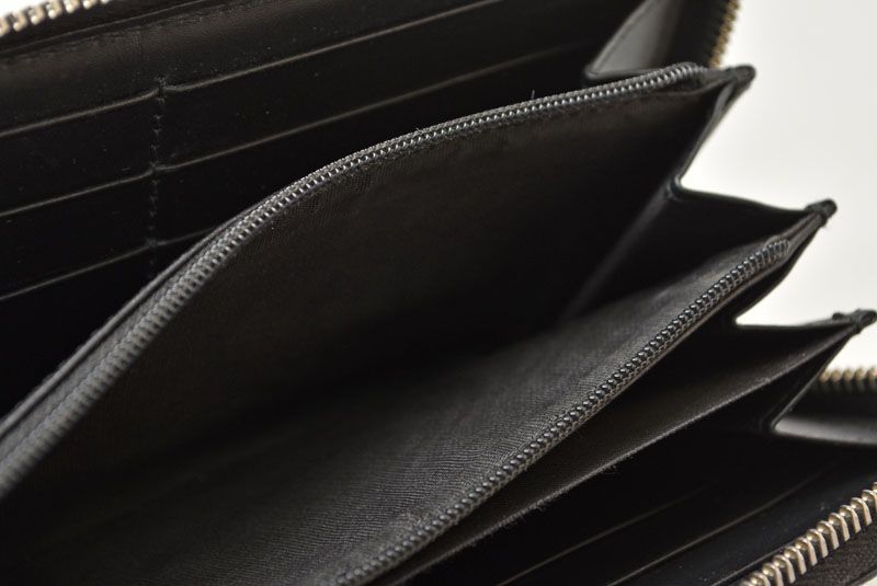 Gucci Wallet Zip Around GG Supreme New Web Black — view 9