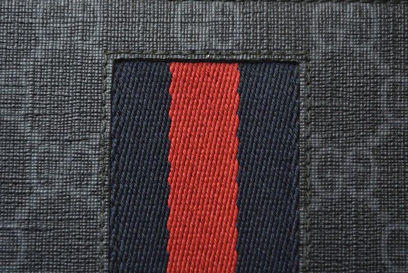 Gucci Wallet Zip Around GG Supreme New Web Black — view 4
