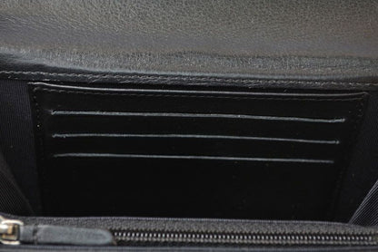 Chanel Wallet Bifold Fold Chez Blanc Stitch Black — view 7
