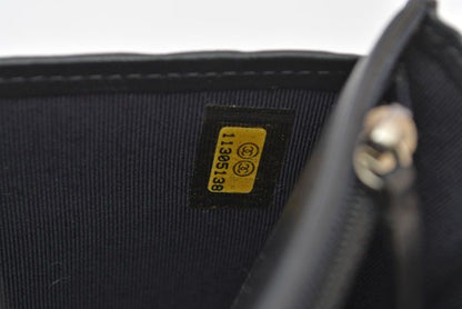Chanel Wallet Bifold Fold Chez Blanc Stitch Black — view 9