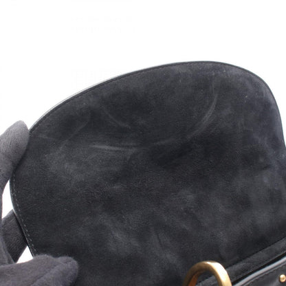 Dior Handbag Lady Dior Studs 2-Way Black Leather Tote Medium — view 5