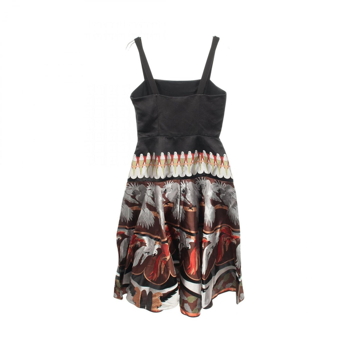 Fendi Dress Embroidery Parrot Cami Silk — view 2
