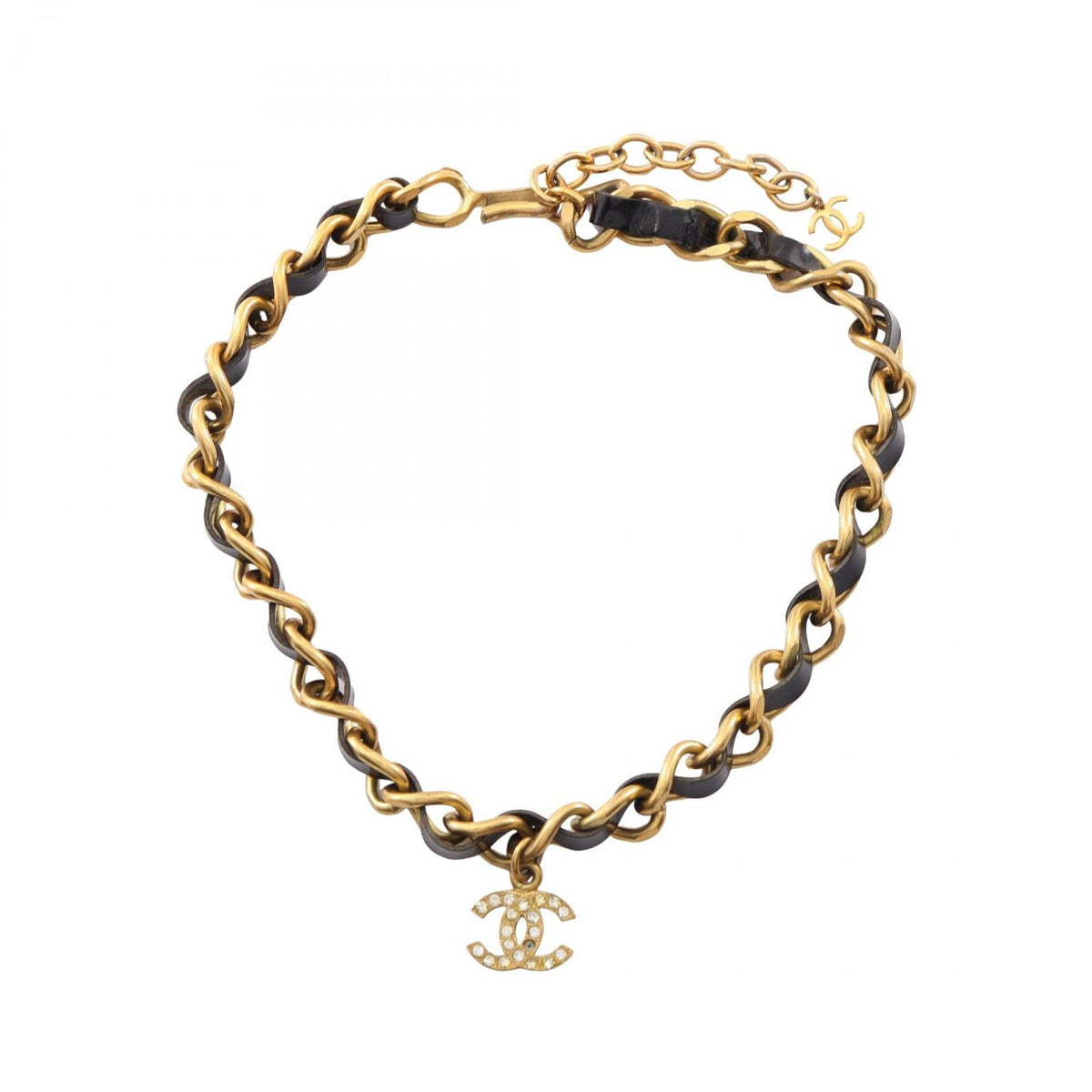 Chanel Choker CC Logo Necklace